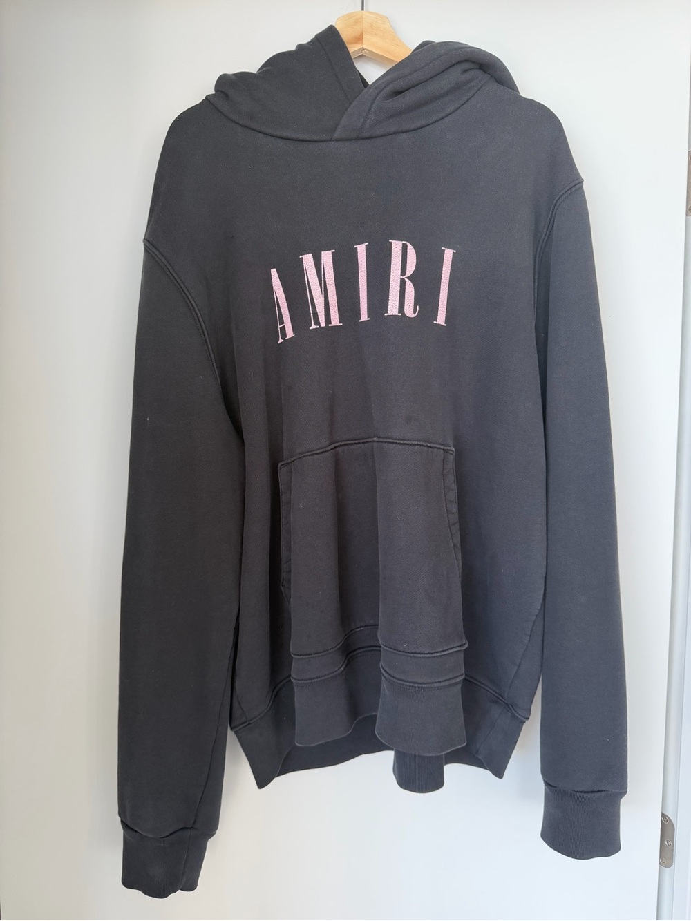 AMIRI Black Hoodie Pullover Sweatshirt
